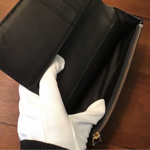 Black Brown Plaid Burberry Unisex Wallet - Picture 10 of 12